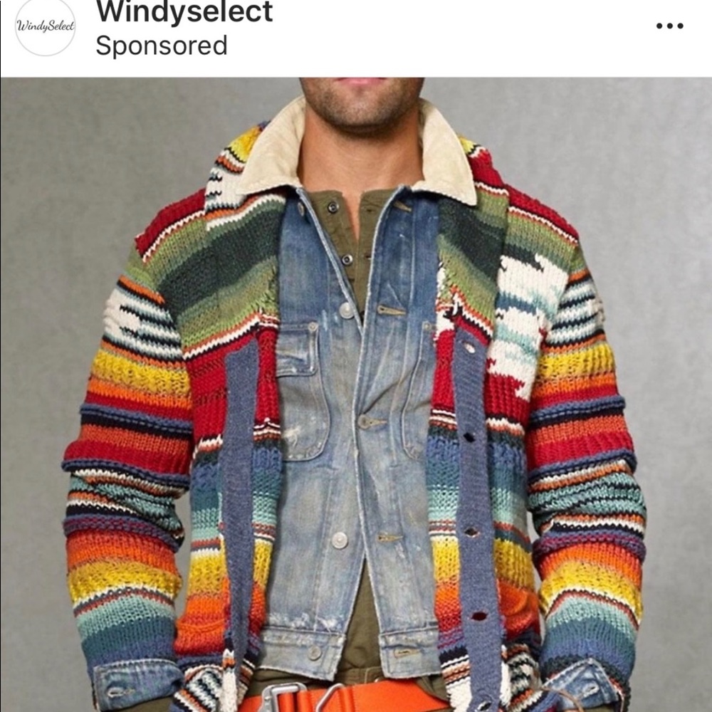 Men’s Southwest boho COPY sweater